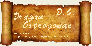 Dragan Ostrogonac vizit kartica